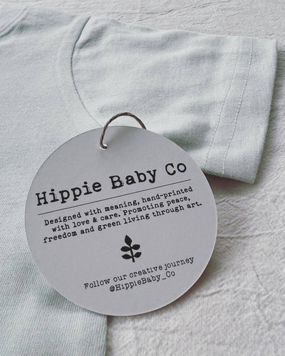 Euphoric Yeti Baby Bodysuit, Hippie baby outfit.