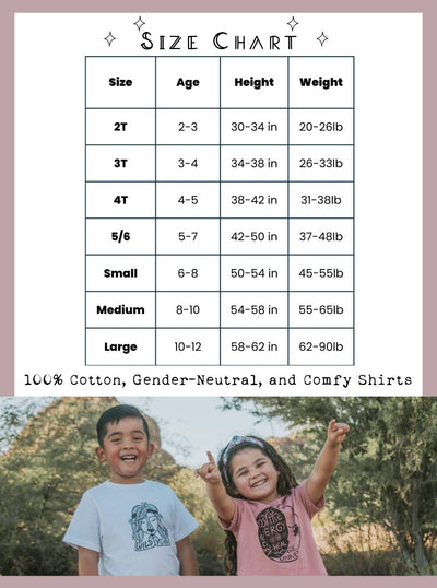 The Sunflower Kids Tee Shirt, Positive Vibes Shirt