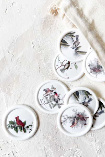 Birds & Berries | Set of 6 Wax Seals