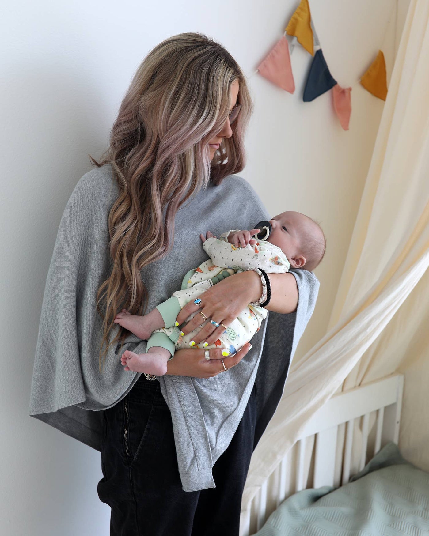 Veggie Baby Kimono Romper (Organic Muslin)