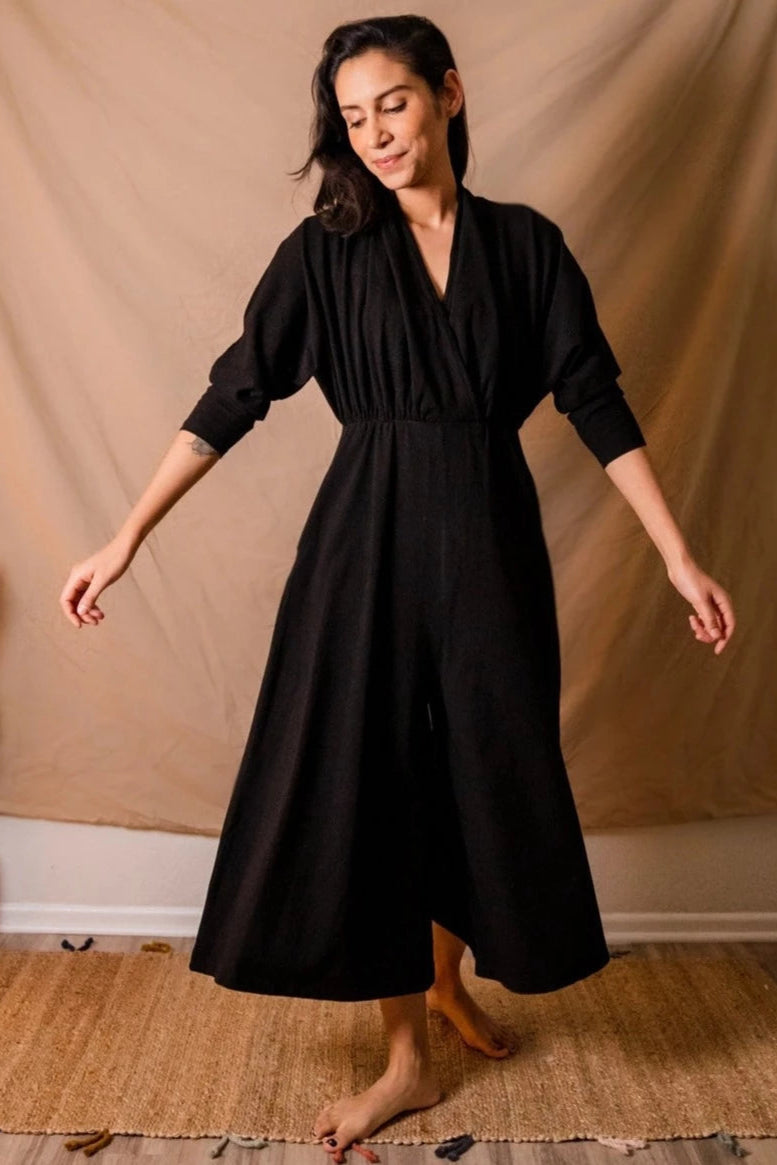 Sedona Dolman Jumpsuit - Black