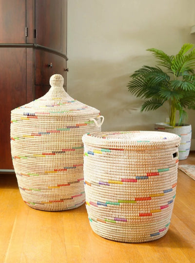 Laundry Basket - Vanilla Sugar Swirl (Pick up or local delivery only)