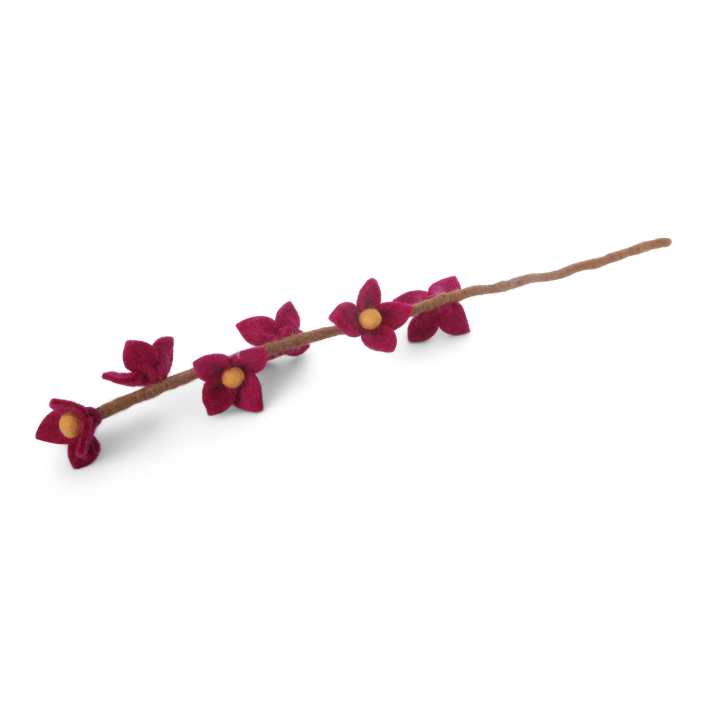 Cerise Flowers on Stalk