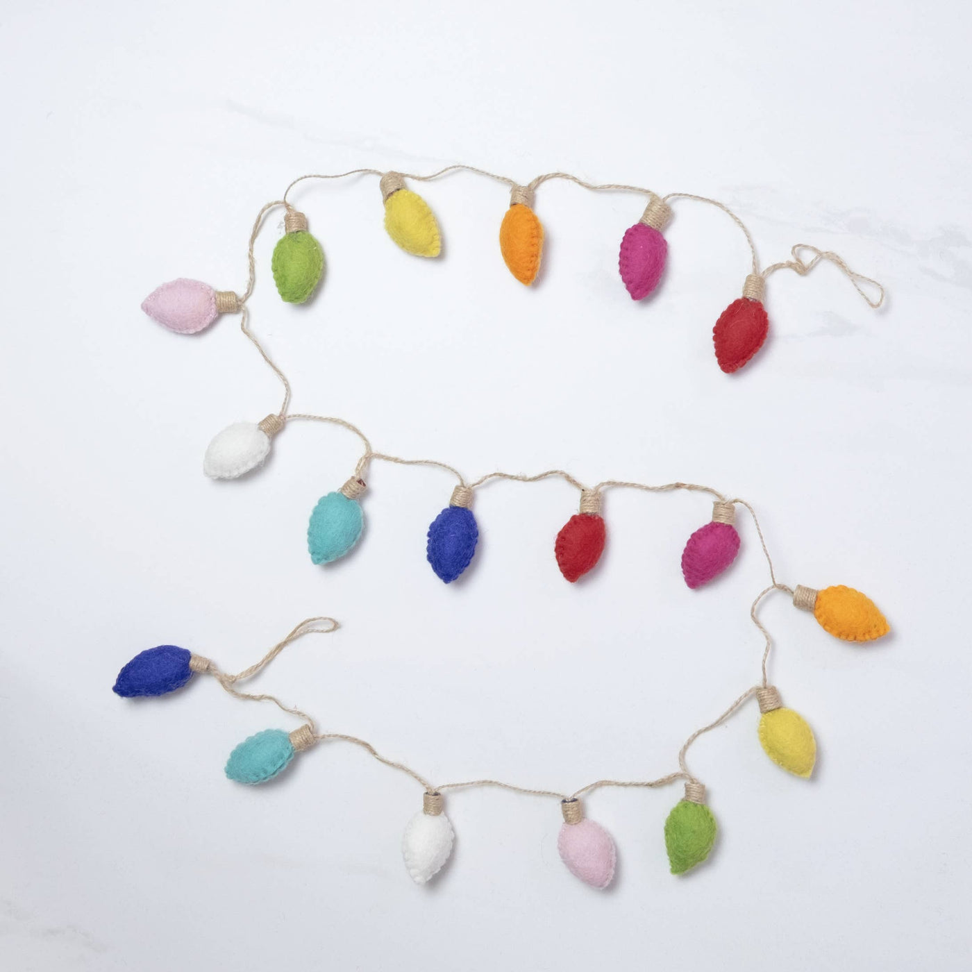 Vintage Christmas Light Retro Garland
