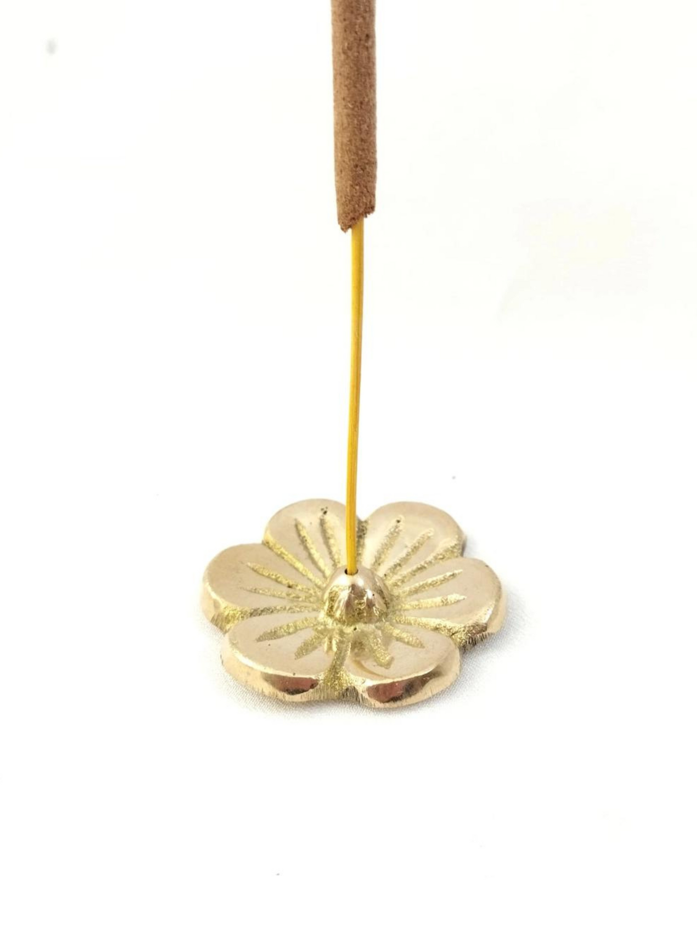 Brass Incense Holder - Mini Flower