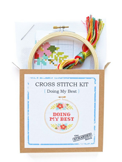 Doing My Best Cross Stitch Kit