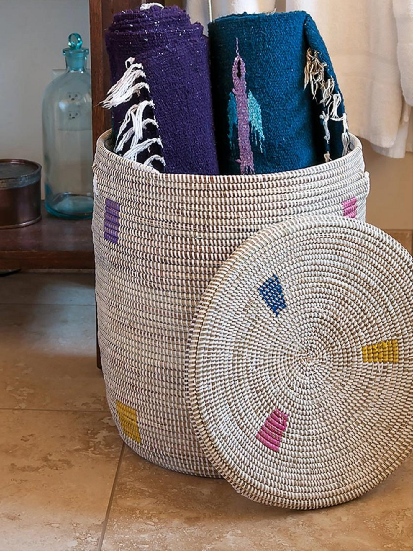 Laundry Basket - Prismatic Pixels (Pick up or local delivery only)