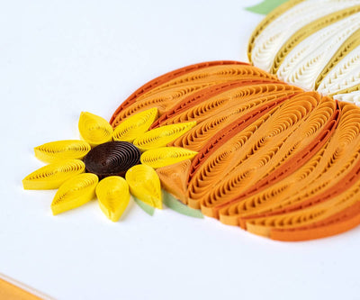 Quilled Stacked Pumpkins Greeting Card