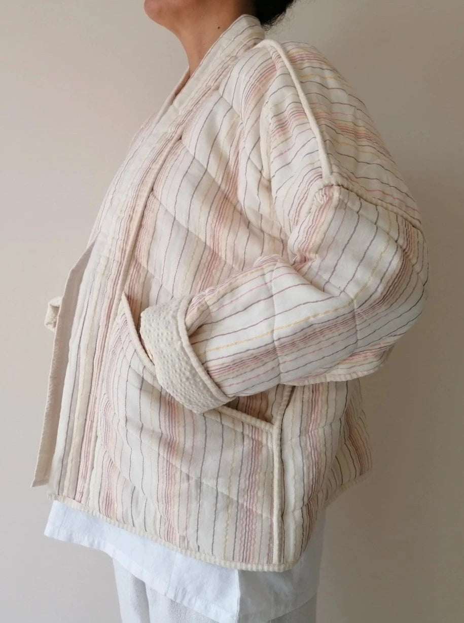 Quilted Gold Thread Jacket