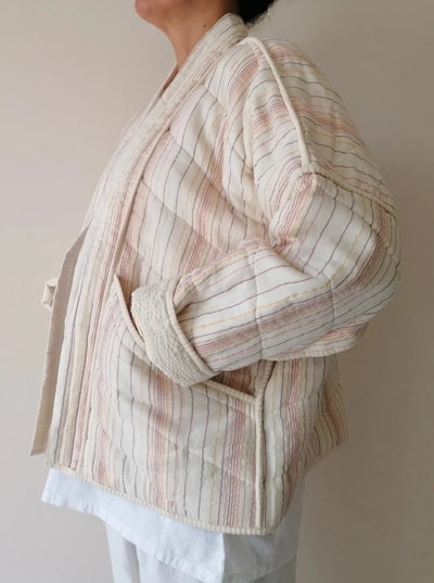 Quilted Gold Thread Jacket
