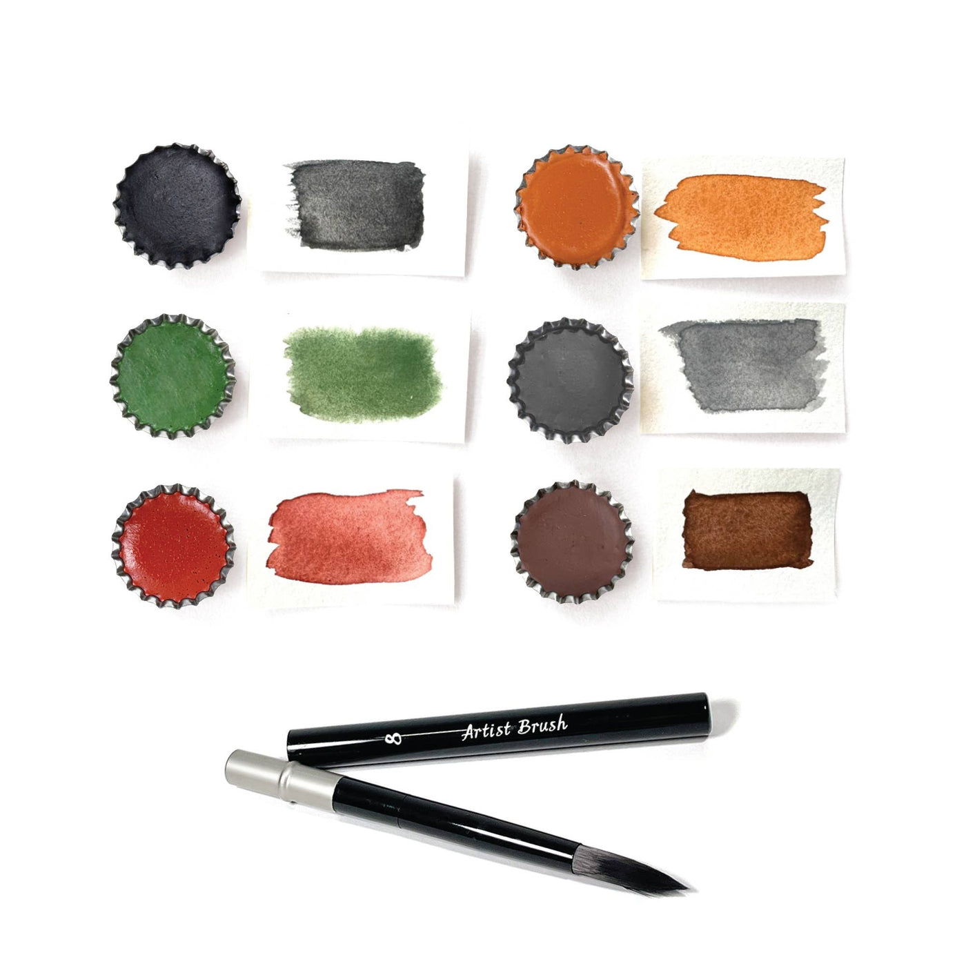 Earth Paints - Handmade - Set of 6 Natural Colors
