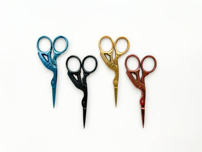 Embroidery stork scissors, small bird scissors