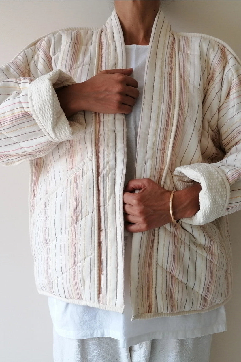 Quilted Gold Thread Jacket