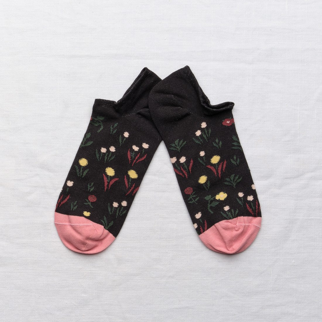 Semis Faux Black Ankle Socks