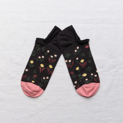 Semis Faux Black Ankle Socks