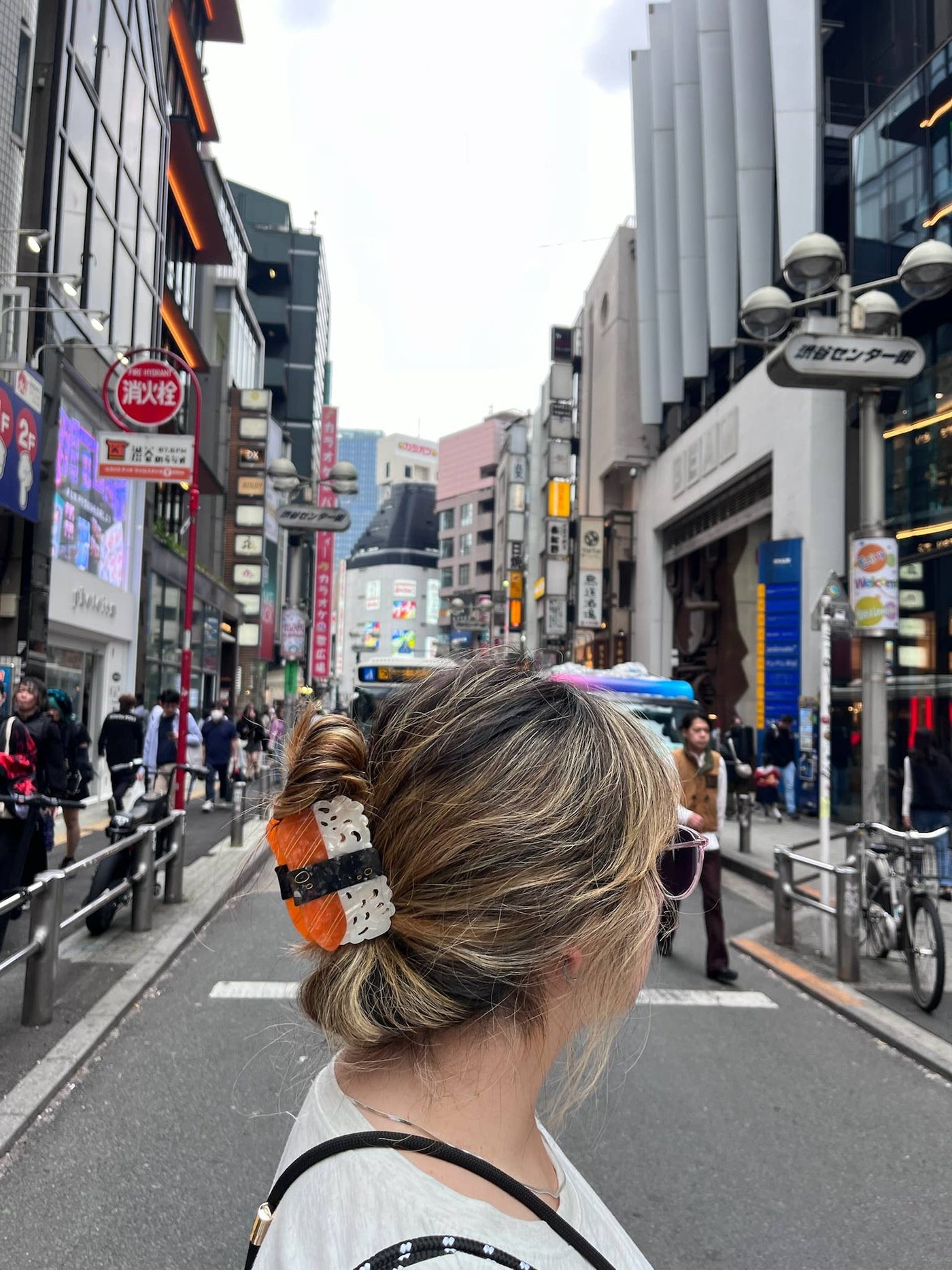 Hand-painted Sushi Claw Hair Clip