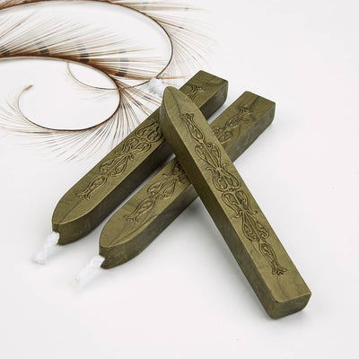 Sealing Wax Sticks with wick - Goldenrod