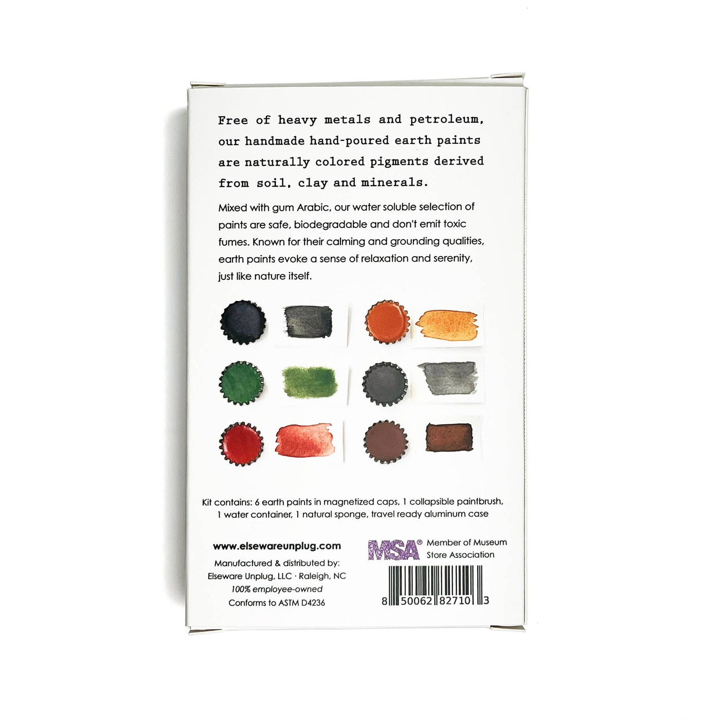 Earth Paints - Handmade - Set of 6 Natural Colors