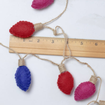 Vintage Christmas Light Retro Garland