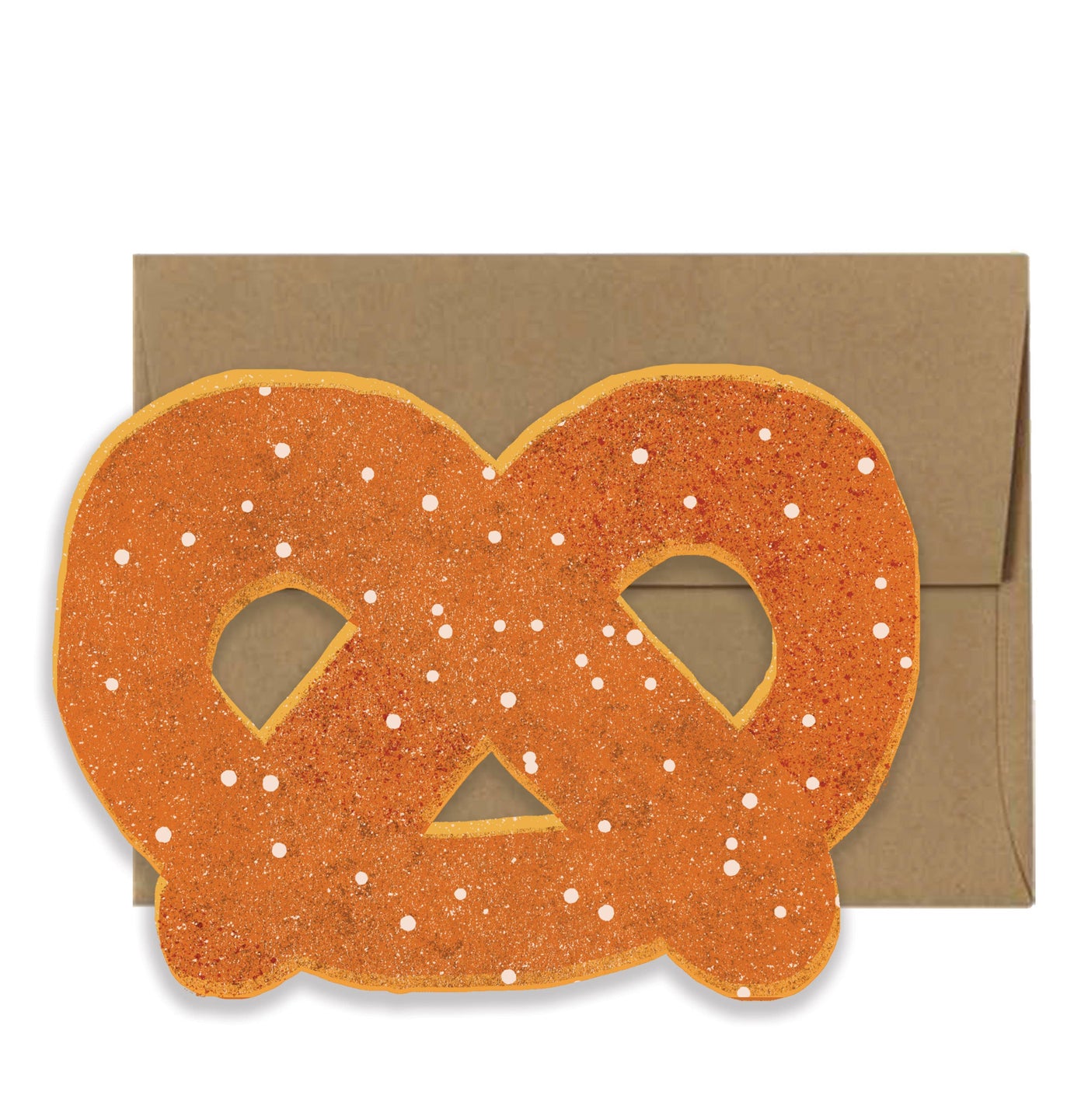 Pretzel Card - Die Cut