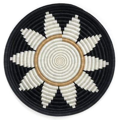 Zuba Woven Bowls: Black - Large