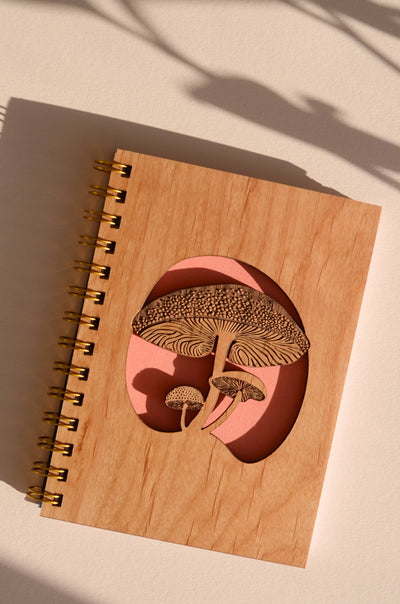 Hereafter - Mushrooms Wood Journal