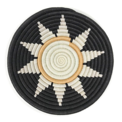 Zuba Woven Bowls: Black - Large
