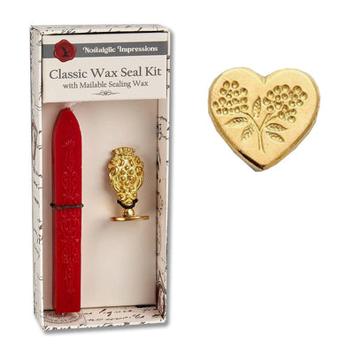 Florentine Brass Stamp  Wax Seal Kits - Bee