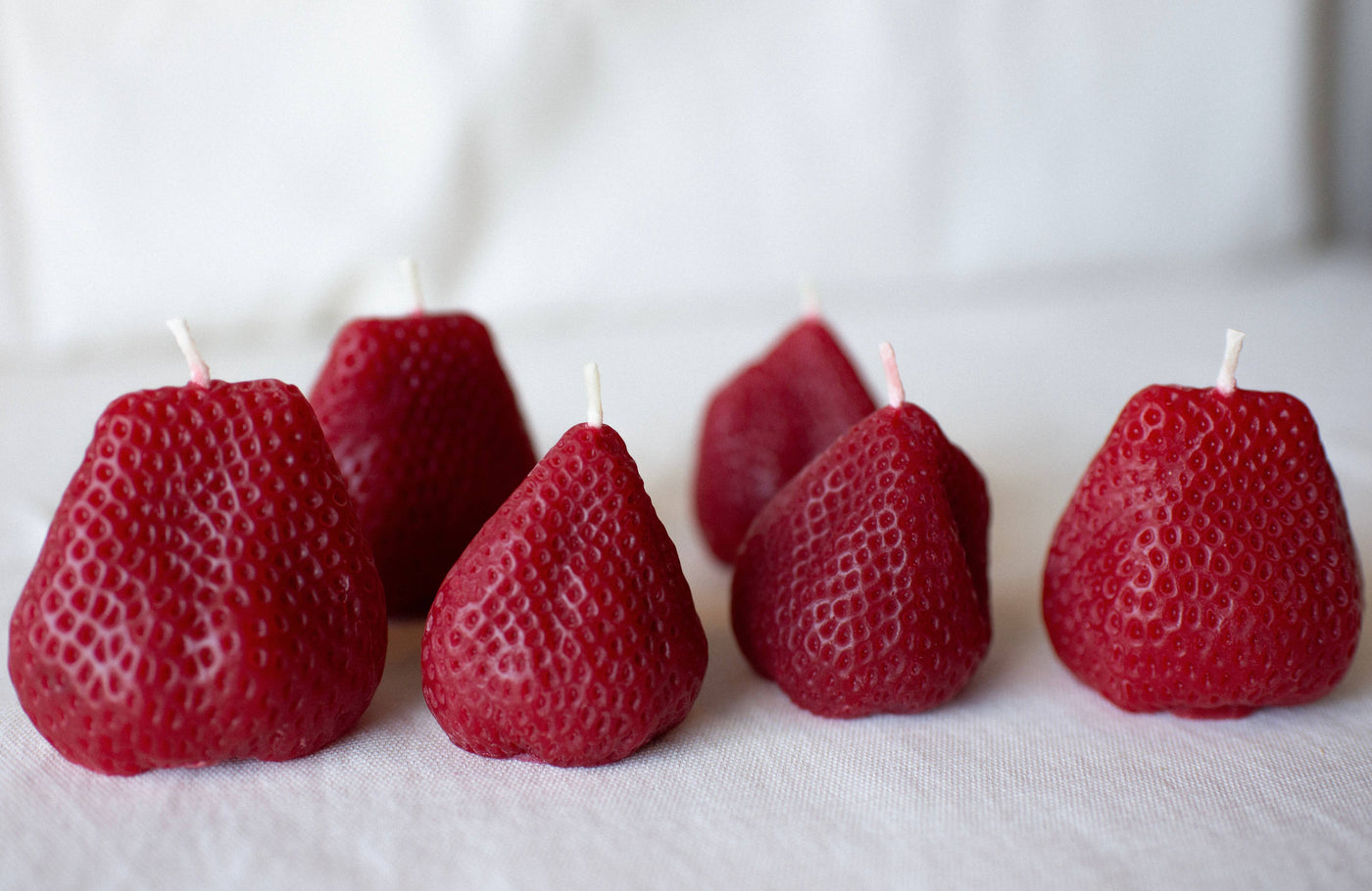 Beeswax Large Strawberry: Set of 2