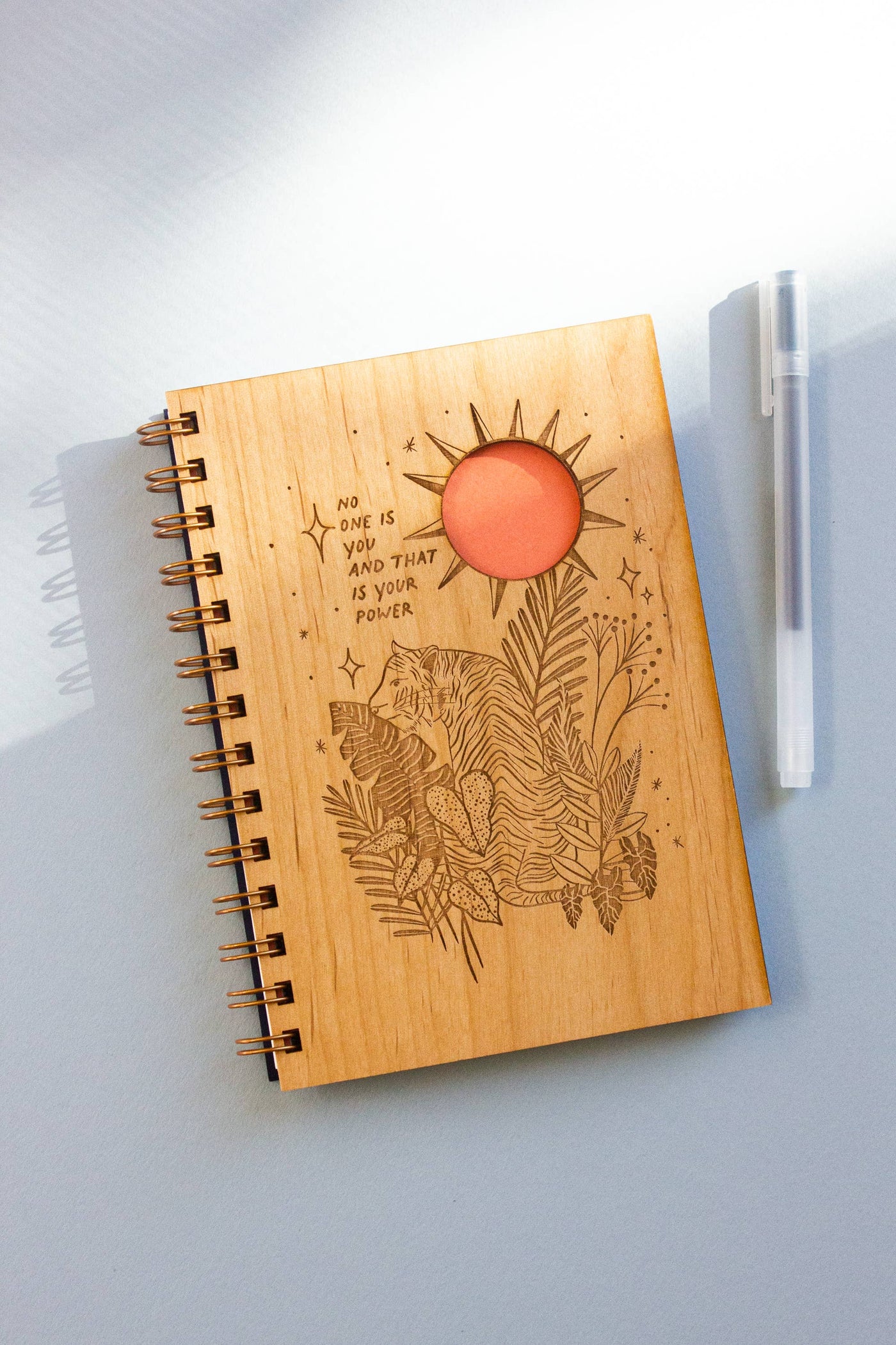 Hereafter - No One is You Wood Journal