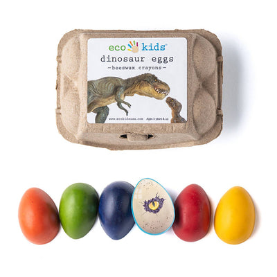 Non-Toxic Beeswax Crayons - Dinosaur Eggs