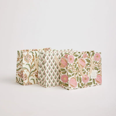 Block Printed Gift Bag - Assorted Prints