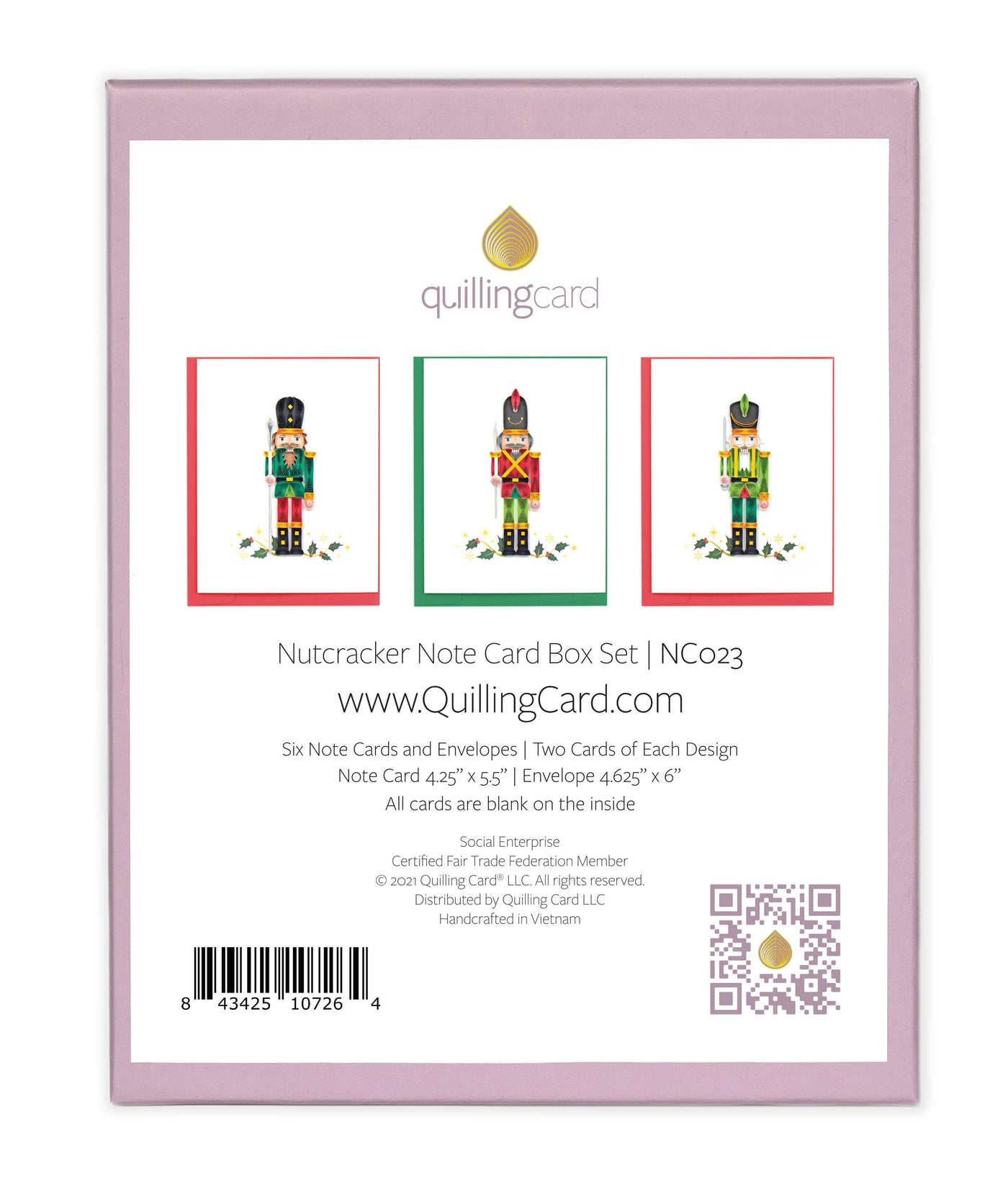 Note Card Box Set- Nutcracker