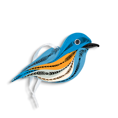 Quilled Bird Ornaments Box Set