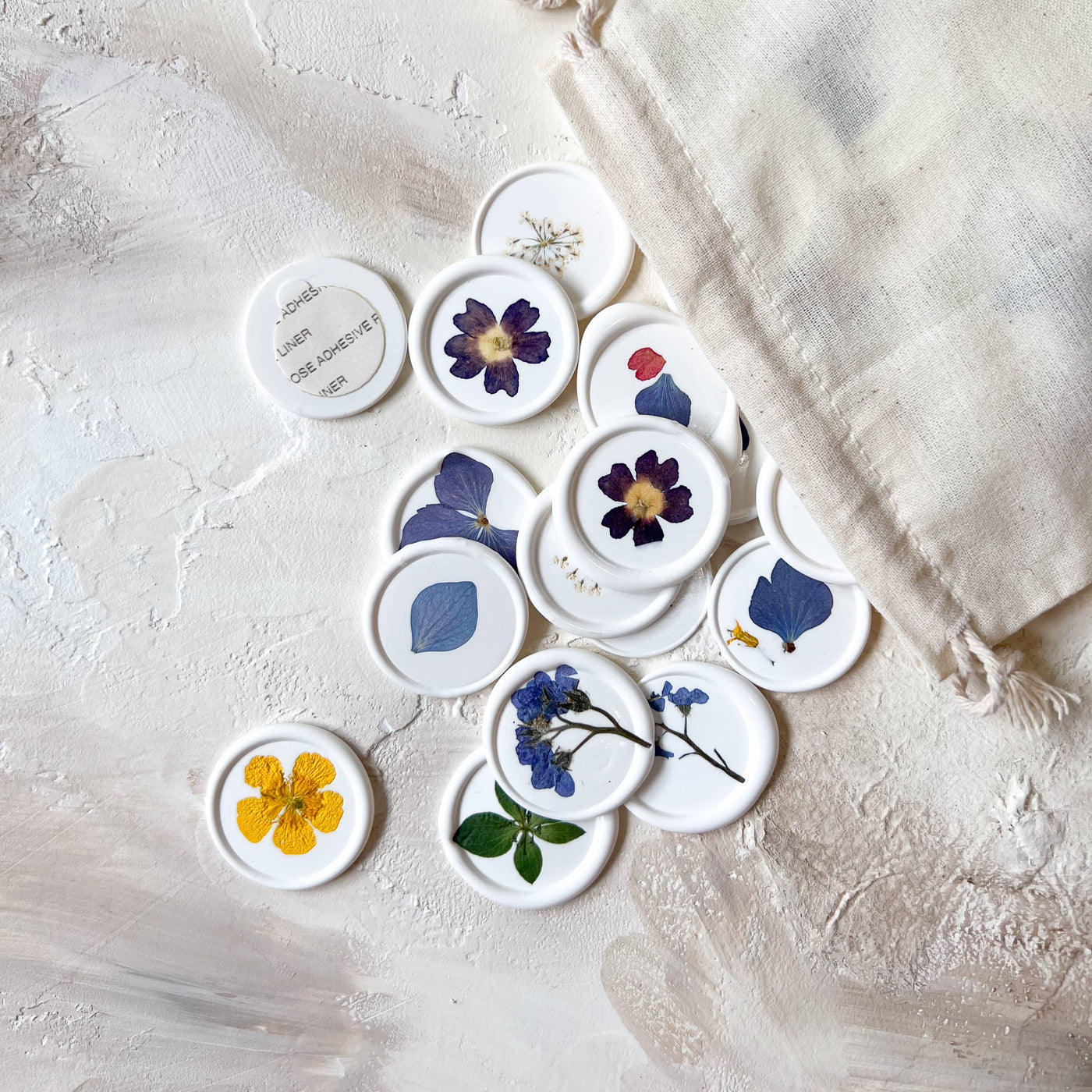 Pressed Flowers | Set of 6 Wax Seals