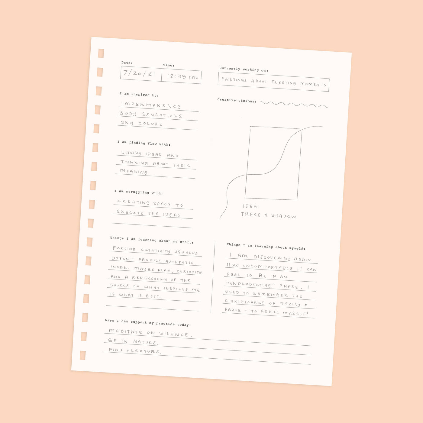Flow State Guided Journal