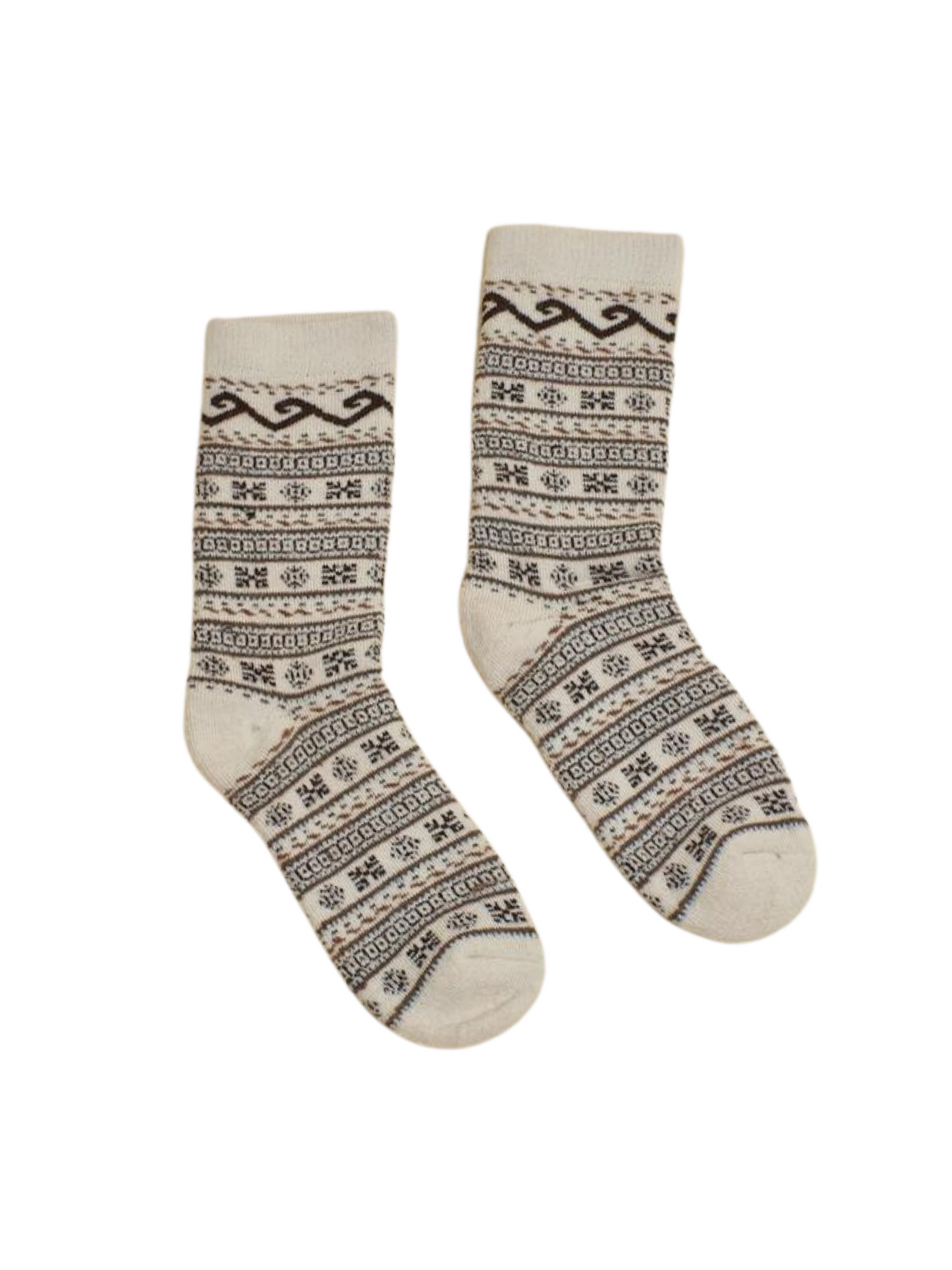 Alpaca Socks - Ethnic Lines