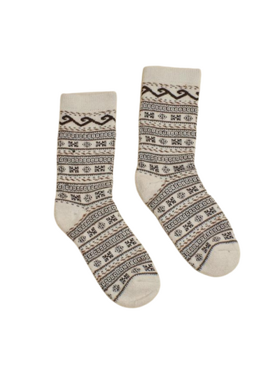 Alpaca Socks - Ethnic Lines