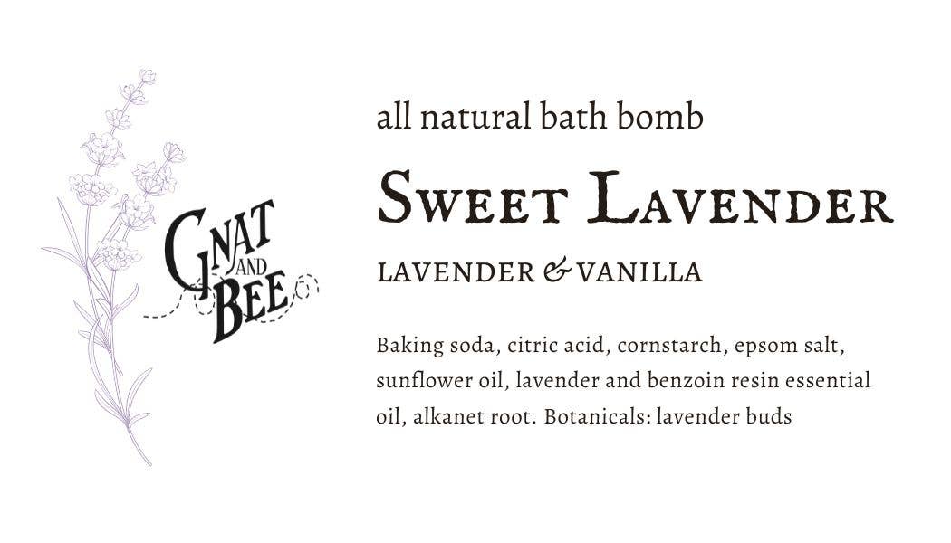 Sweet Lavender Natural Bath Bomb