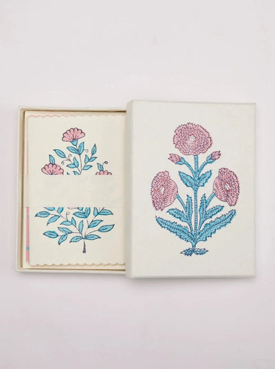 Boxed Artisan Notecard Set - Malika Sky