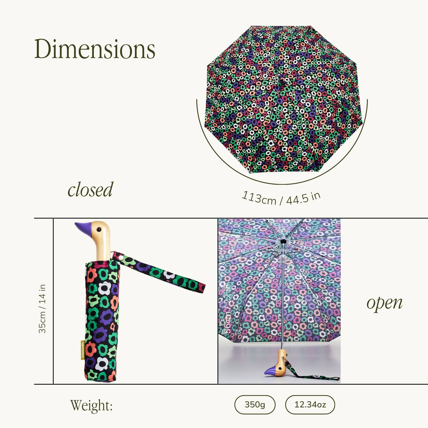 Compact Umbrella - Print