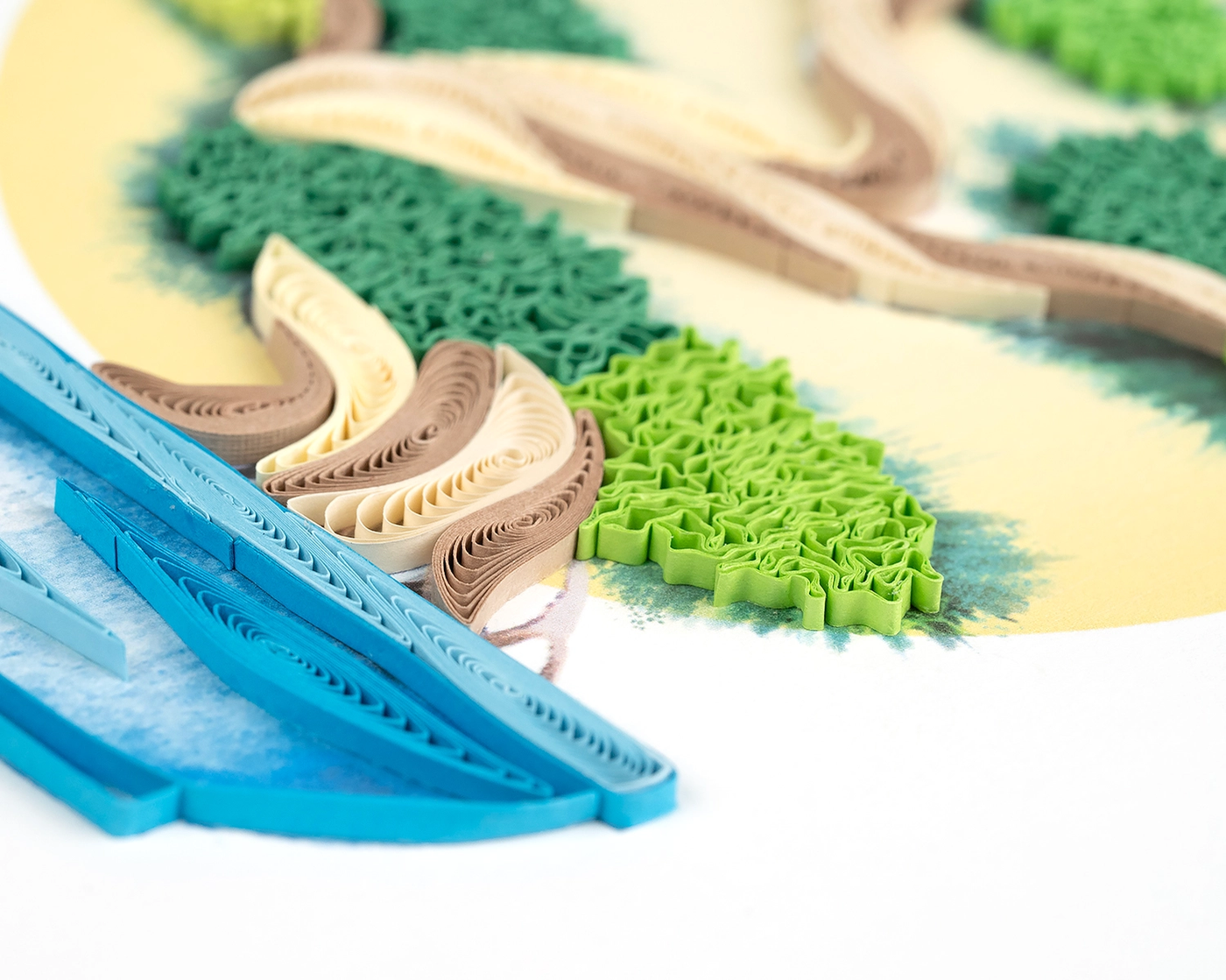 Quilled Bonsai Tree Greeting Card