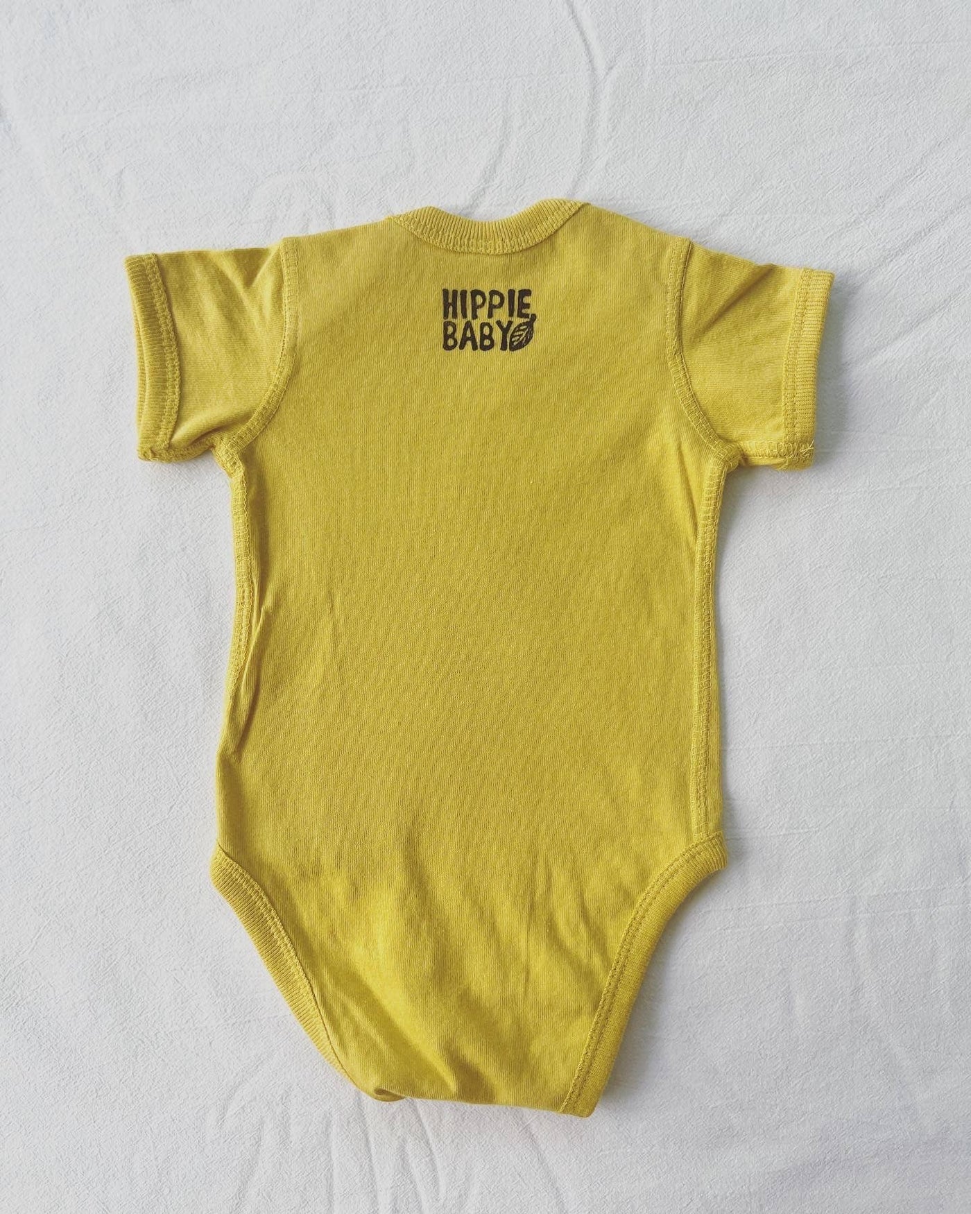 The Sunflower Baby Bodysuit, Hippie Baby outfit.