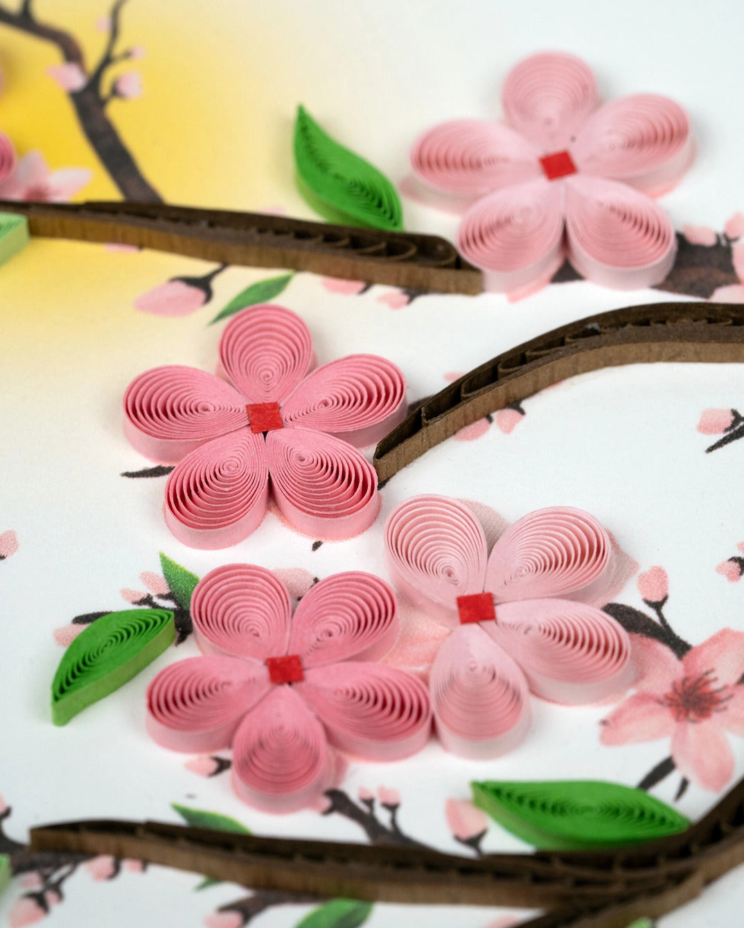 Cherry Blossom Quilling Card