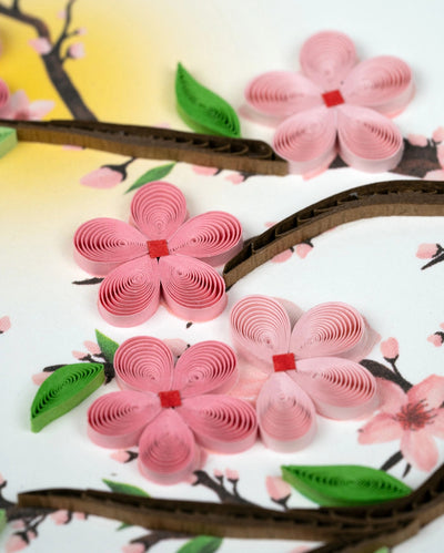 Cherry Blossom Quilling Card