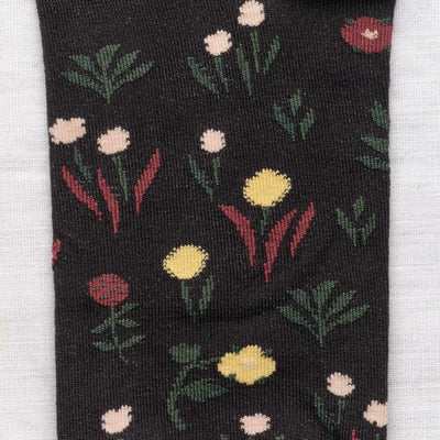 Semis Faux Black Ankle Socks