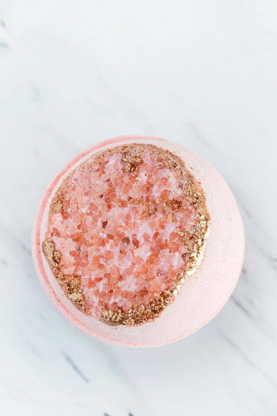 Crystal bath bomb - Rose Quartz