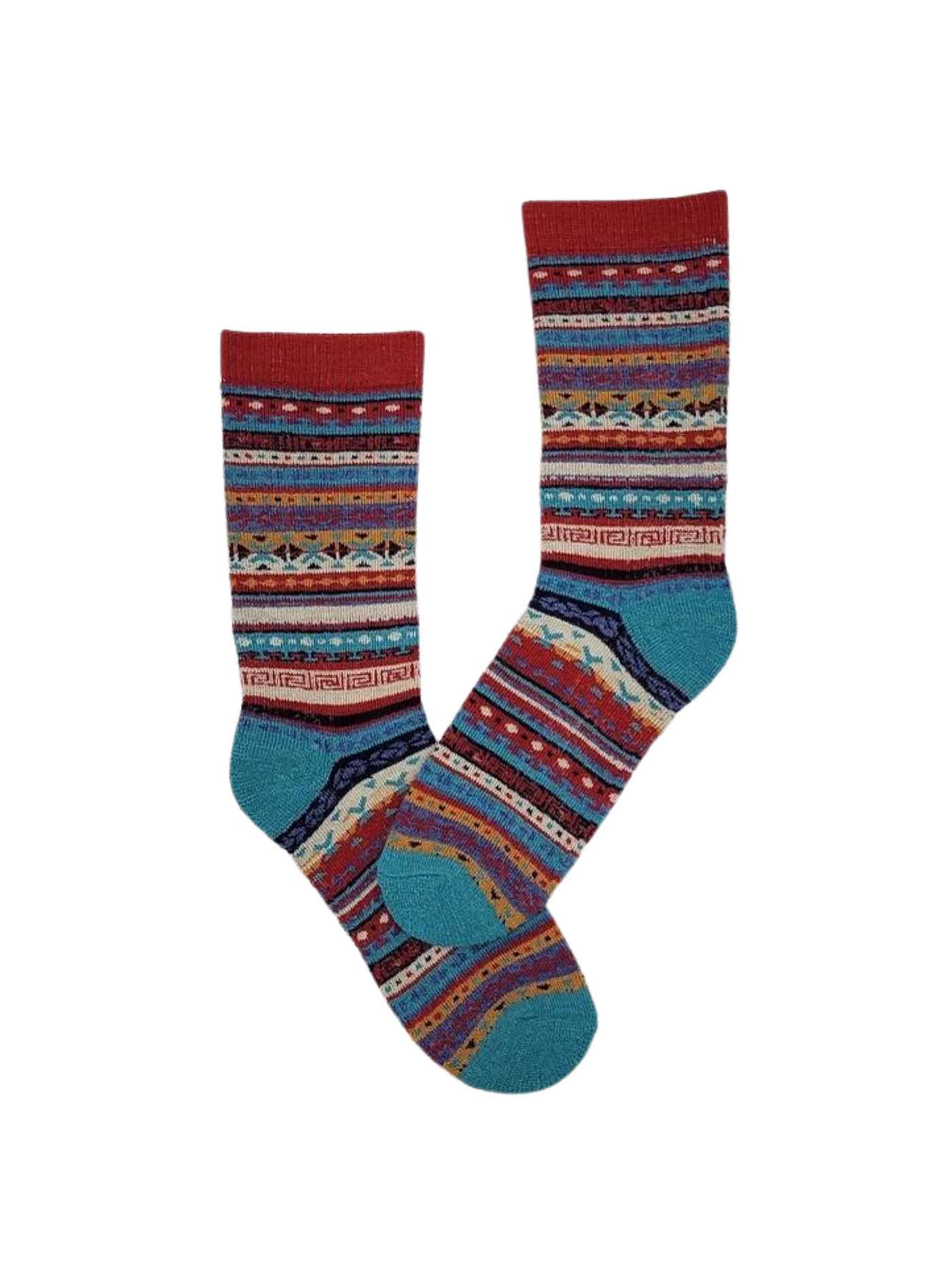 Alpaca Socks - Faire Isle