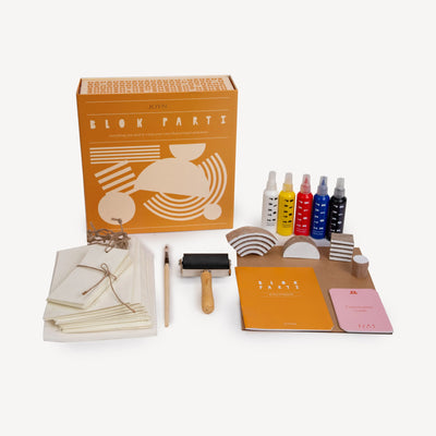 BLOK PARTI Stationery Kit - Abstract Print