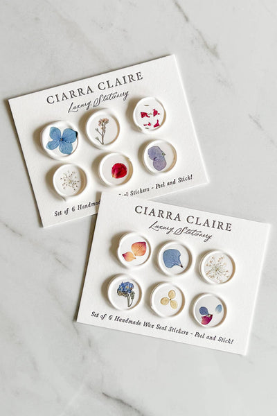 Pressed Flowers | Set of 6 Wax Seals